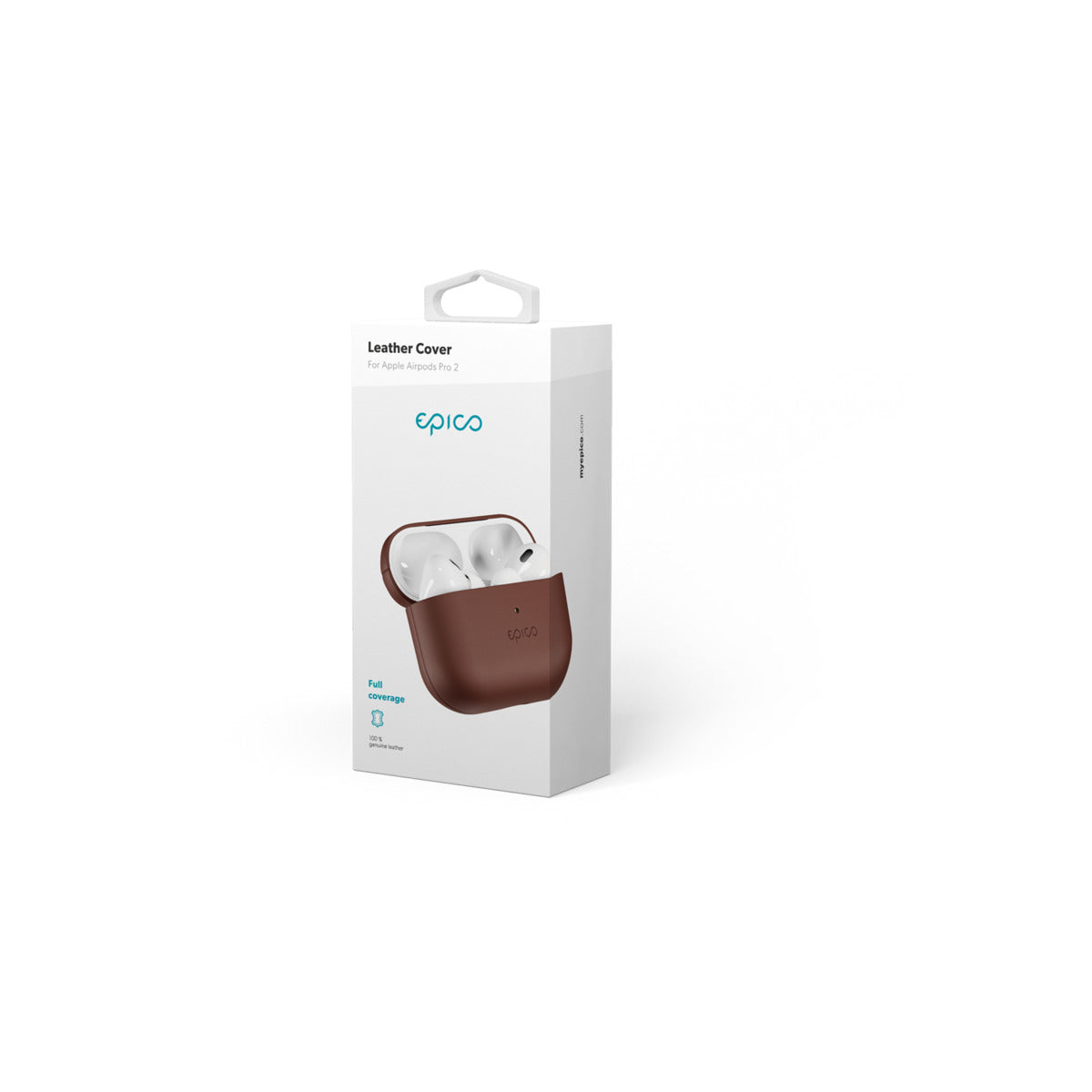 Epico – AirPods Pro 2 Bőr tok - barna - iSTYLE HU