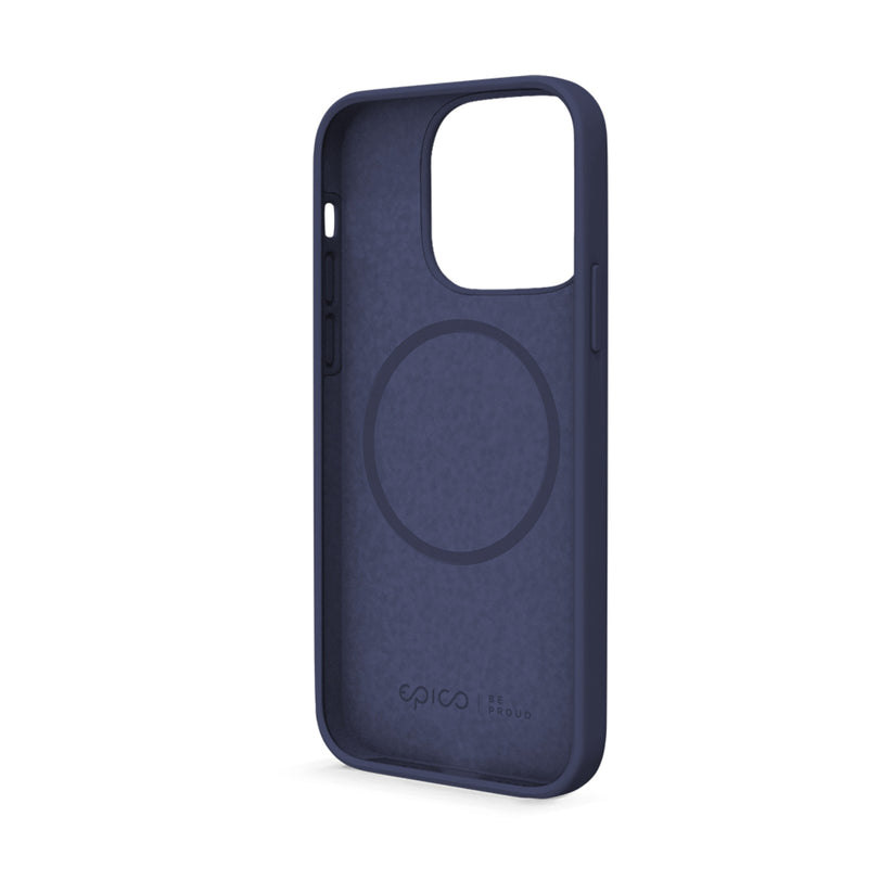 EPICO – Magsafe-rögzítésű szilikon tok (iPhone 13 Pro Max) – kék - iSTYLE HU