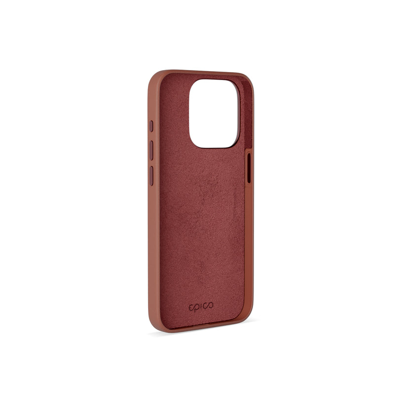 Epico – MagSafe iPhone 15 Pro Max tok (bőr) - barna - iSTYLE HU