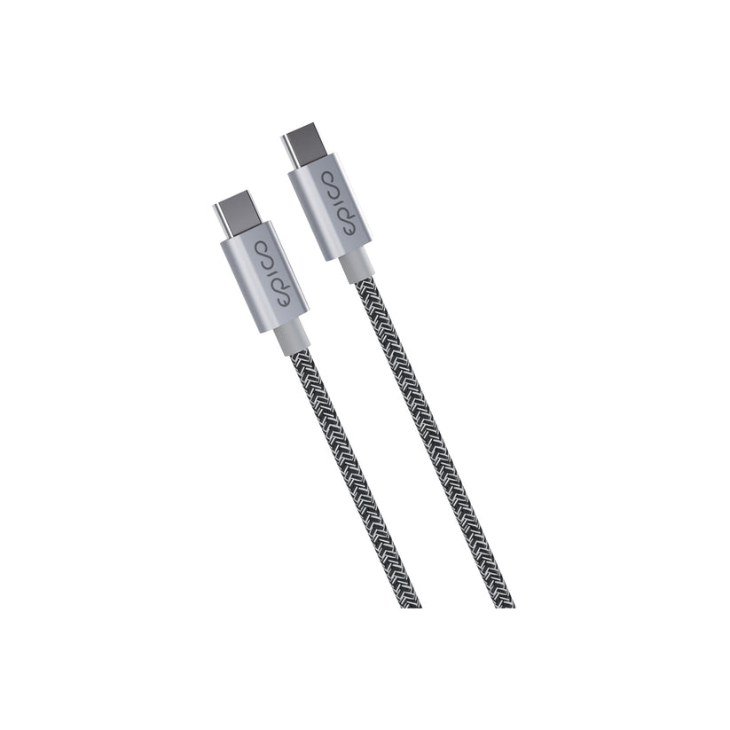 EPICO – Braided kábel USB-C to USB-C (1.2m) - asztroszürke - iSTYLE HU