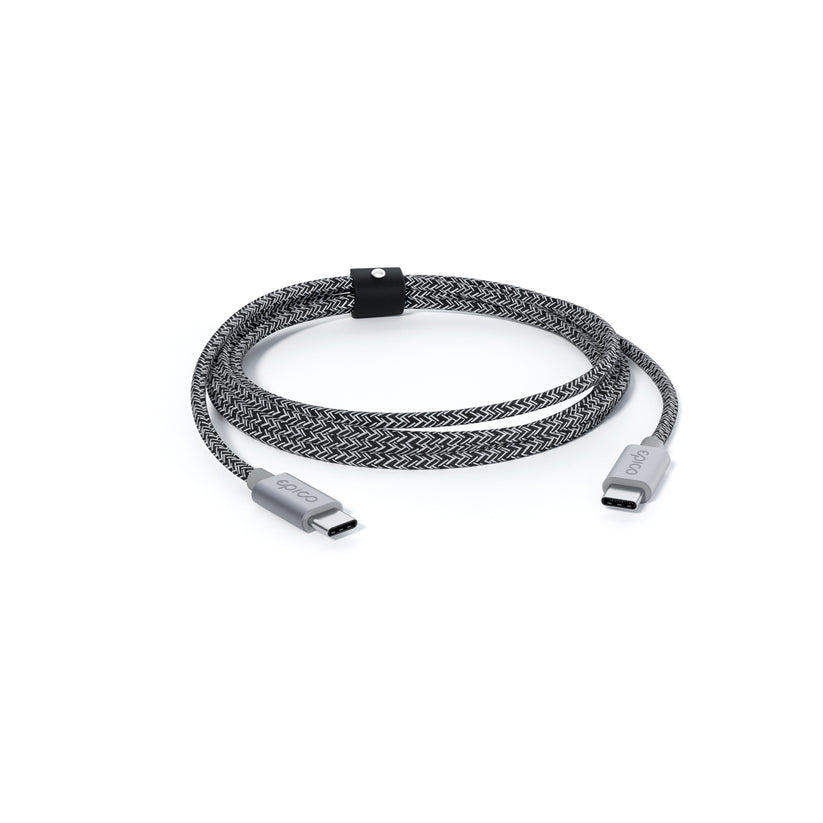 EPICO – Braided kábel USB-C to USB-C (1.2m) - asztroszürke - iSTYLE HU