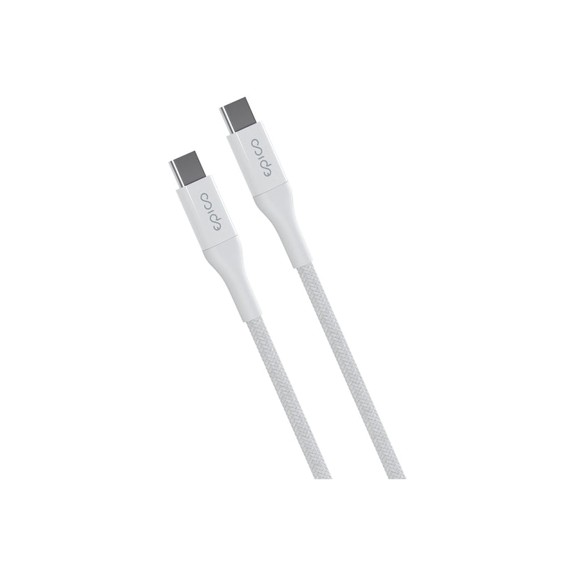 EPICO – Braided PD kábel USB-C to USB-C (1.2m) - fehér - iSTYLE HU