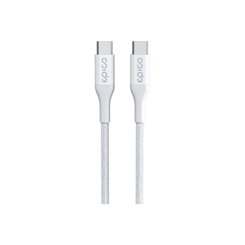 EPICO – 65W-os GaN töltőcsomag 2m USB-C kábellel - Fehér - iSTYLE HU