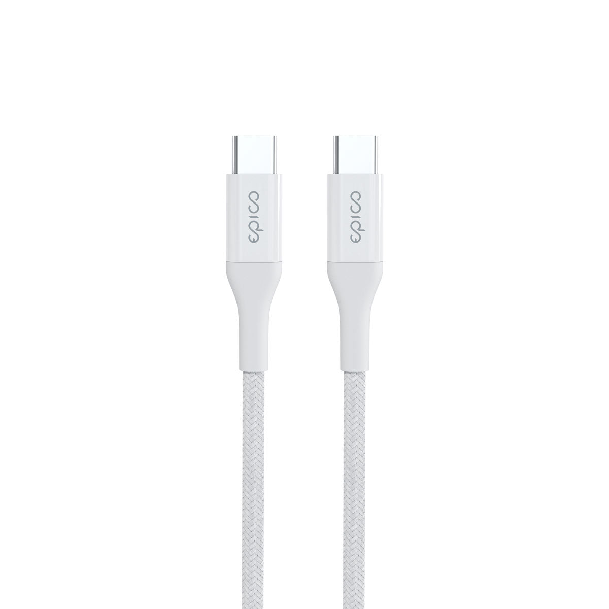 EPICO – USB-C szőtt borítású kábel (0.3 m) - Fehér - iSTYLE HU