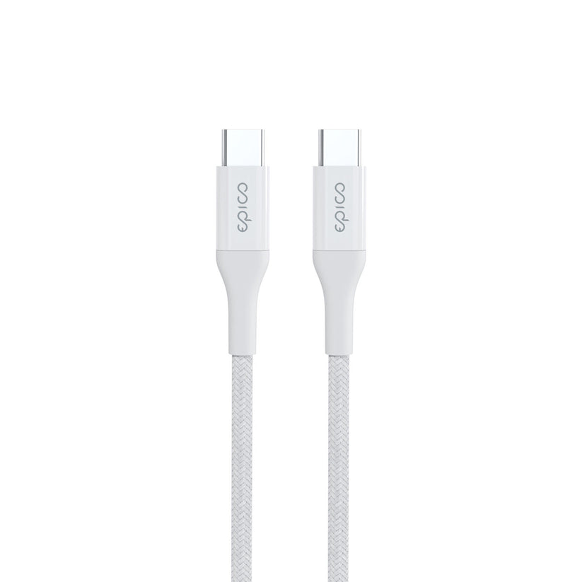 EPICO – USB-C szőtt borítású kábel (0.3 m) - Fehér - iSTYLE HU