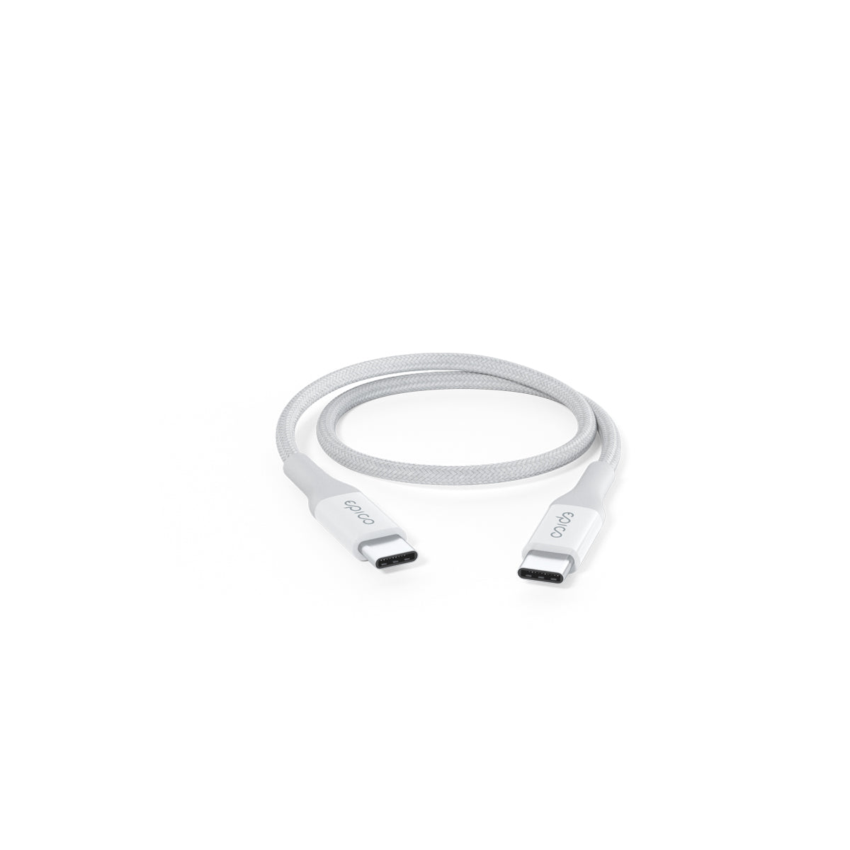 EPICO – USB-C szőtt borítású kábel (0.3 m) - Fehér - iSTYLE HU