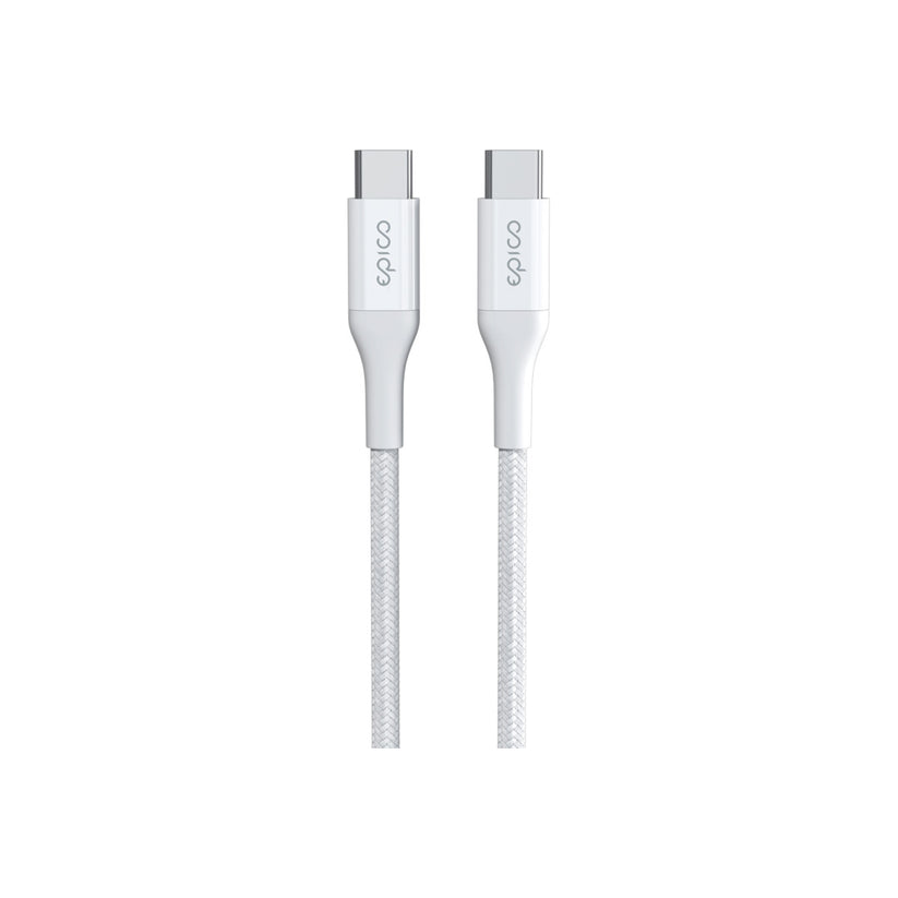 EPICO – 100W-os GaN töltőcsomag 2m USB-C kábellel - Fehér - iSTYLE HU