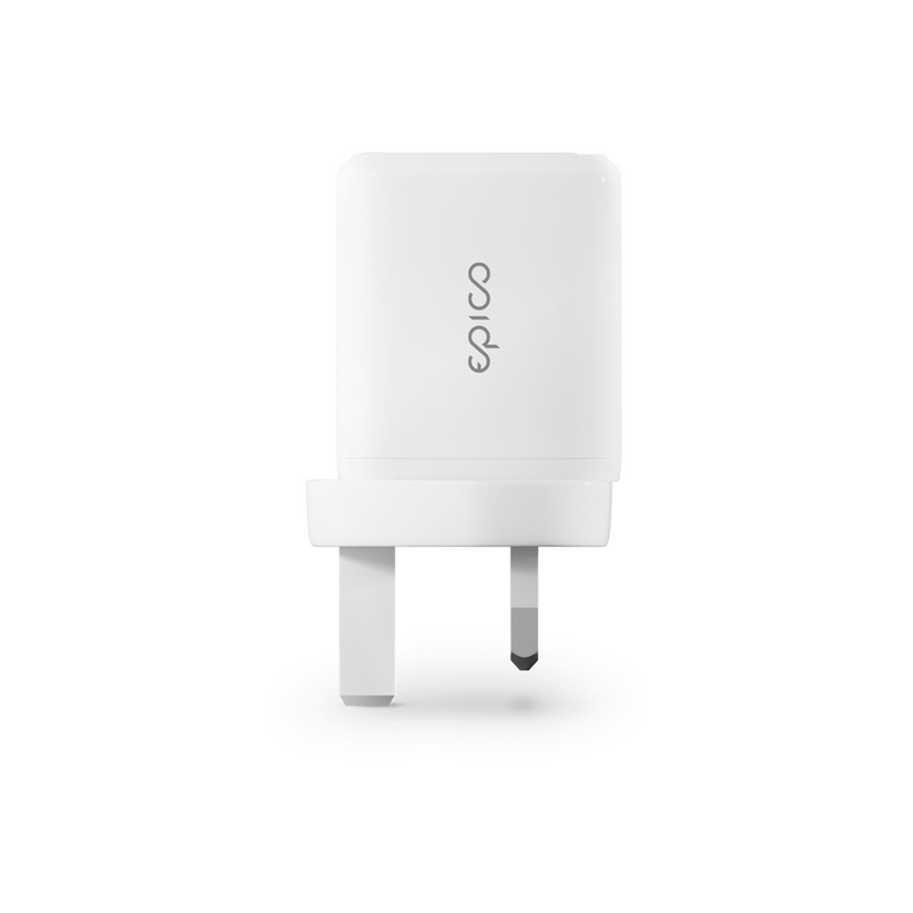EPICO 45W DUAL CHARGER UK adapterrel - fehér - iSTYLE HU