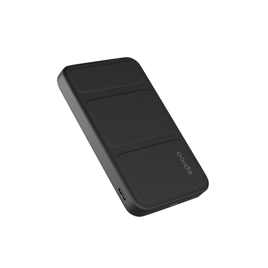 EPICO – 7000mAh mágneses (MagSafe kompatibilis) vezeték nélküli állítható powerbank - Fekete - iSTYLE HU