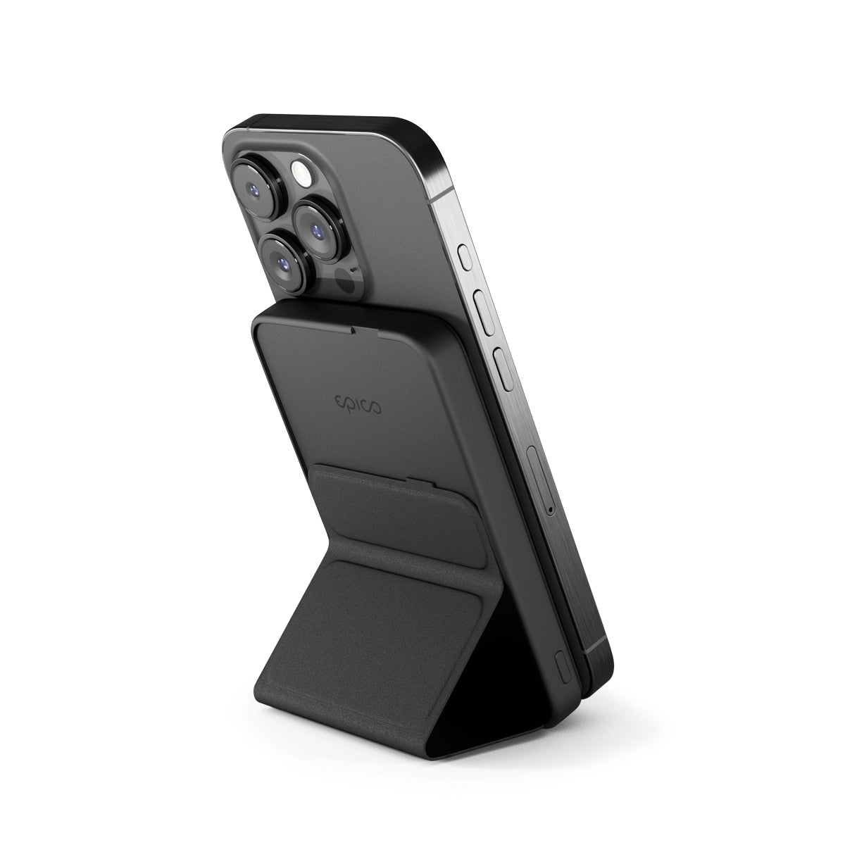 EPICO – 7000mAh mágneses (MagSafe kompatibilis) vezeték nélküli állítható powerbank - Fekete - iSTYLE HU