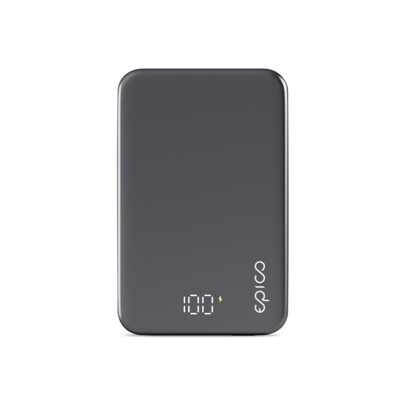 EPICO – 10 000mAh Alumínium (MagSafe kompatibilis) külső akkumulátor - Asztroszürke - iSTYLE HU