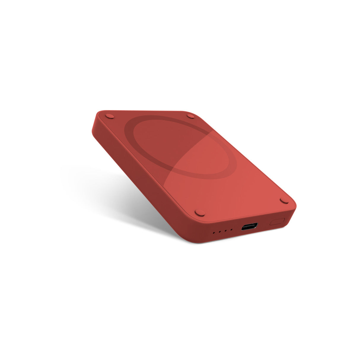 EPICO – 4200mAh mágneses (MagSafe kompatibilis) vezeték nélküli powerbank – piros - iSTYLE HU
