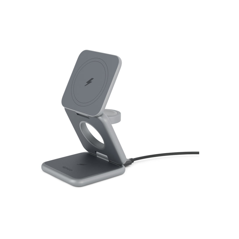 EPICO – Mag+ Foldable MagSafe töltőállomás - asztroszürke - iSTYLE HU