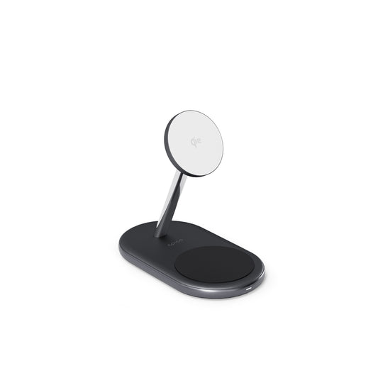 EPICO – UltraBase 2in1 Qi2 Mag+ MagSafe kompatibilis töltőállomás - fekete - iSTYLE HU
