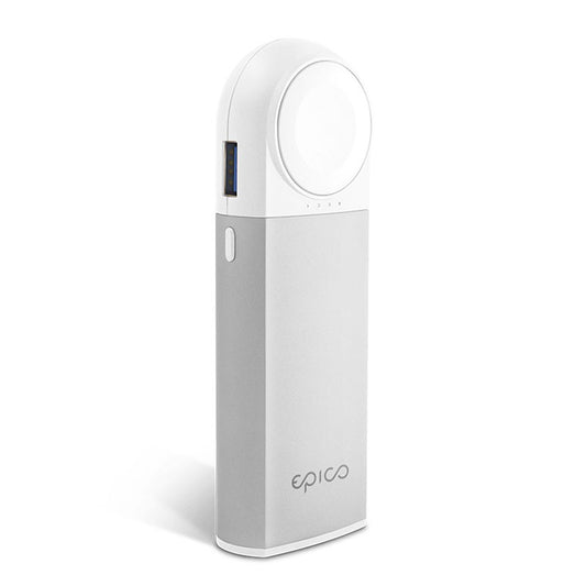 EPICO - Apple Watch külső akkumulátor 5200mAh - ezüst - iSTYLE HU