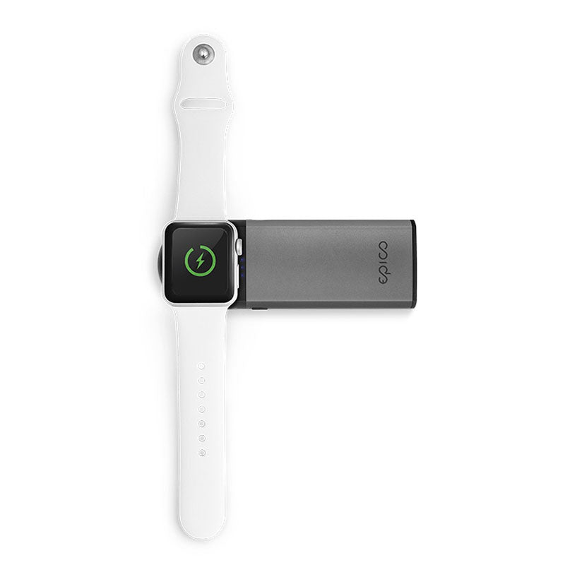 EPICO - Apple Watch külső akkumulátor 5200mAh - asztroszürke - iSTYLE HU