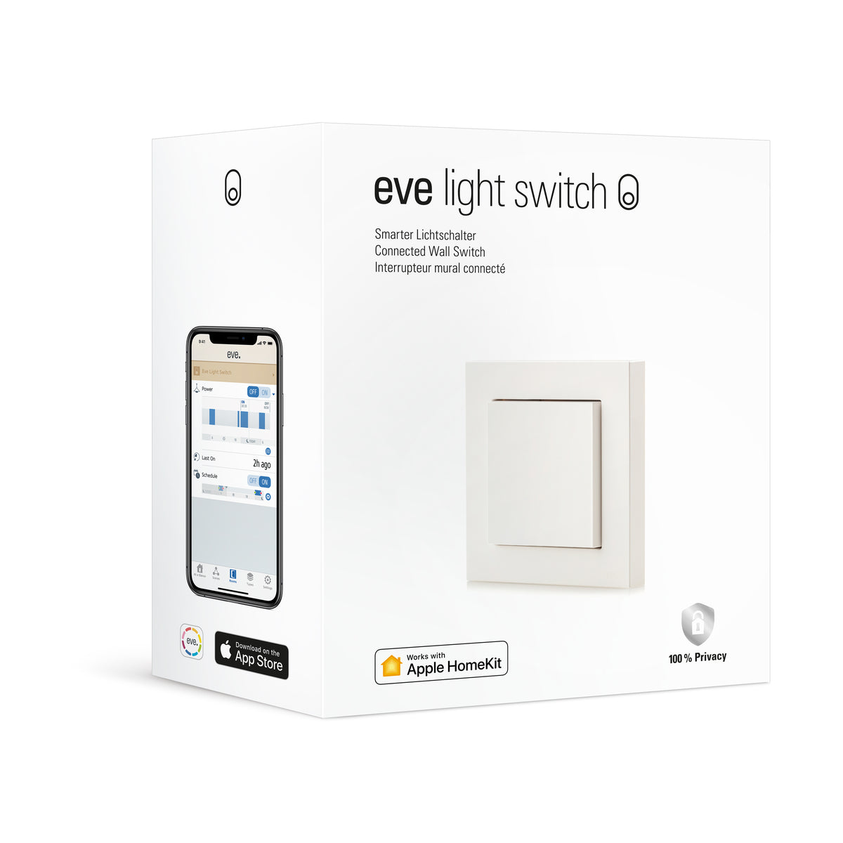 Eve Light Switch Connected Wall Switch - Thread compatible - iSTYLE HU