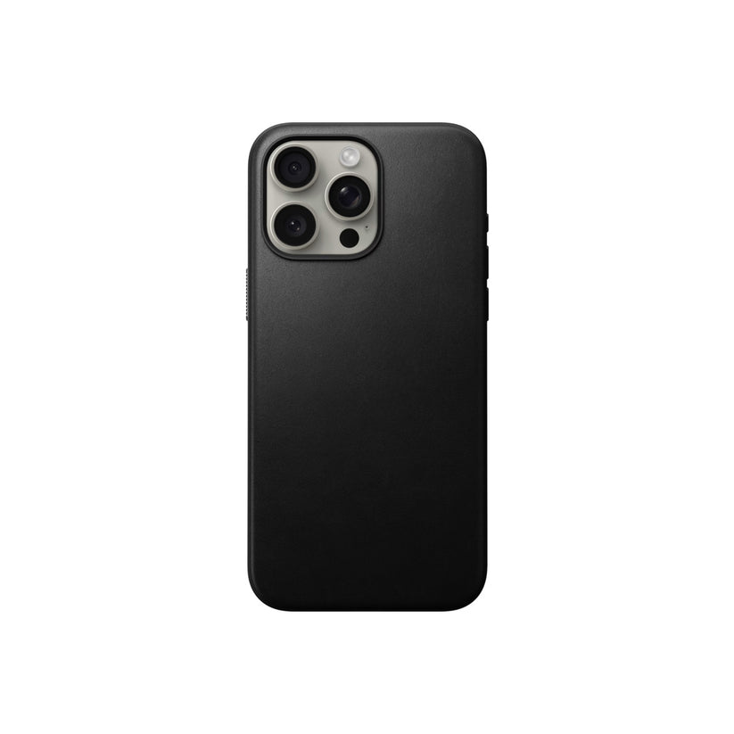 Nomad – Modern Leather Bőrtok iPhone 15 Pro Max, MagSafe - fekete - iSTYLE HU