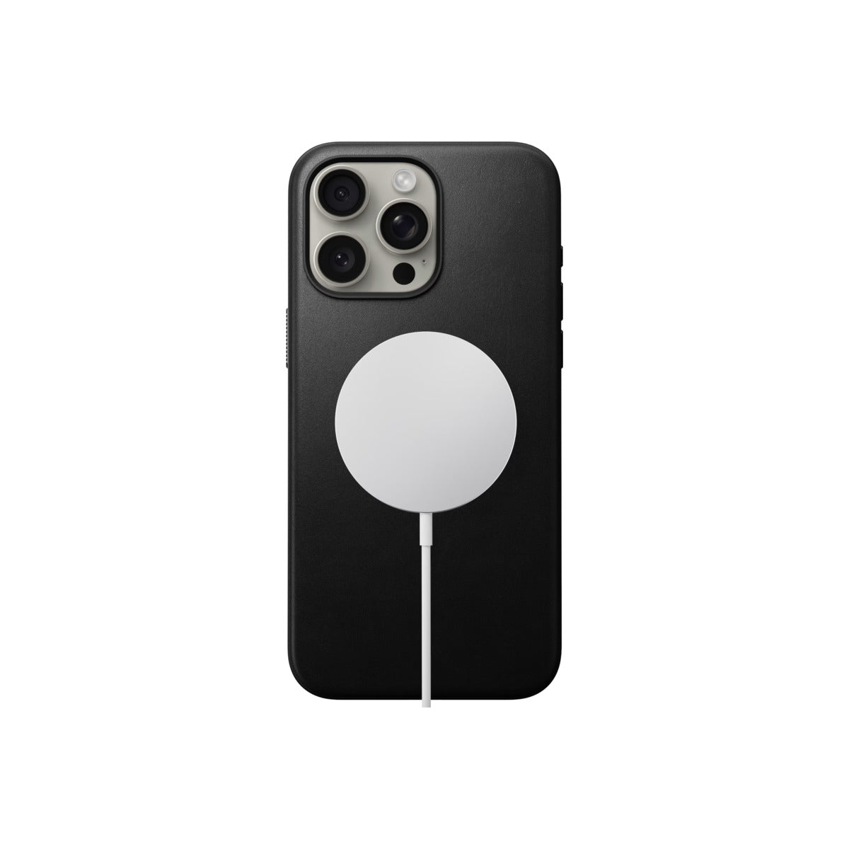 Nomad – Modern Leather Bőrtok iPhone 15 Pro Max, MagSafe - fekete - iSTYLE HU