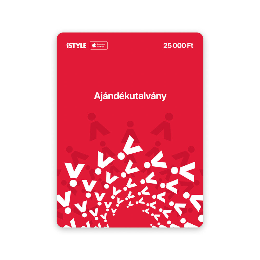 Ajándékutalvány 25 000 Ft értékben (digitális) - iSTYLE HU