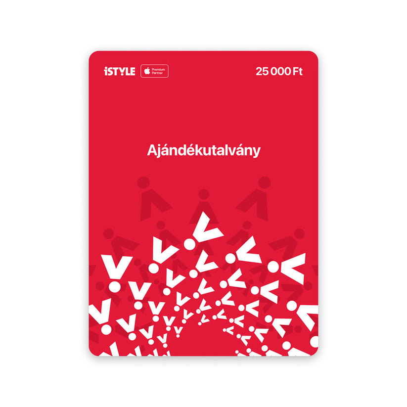 Ajándékutalvány 25 000 Ft értékben (digitális) - iSTYLE HU