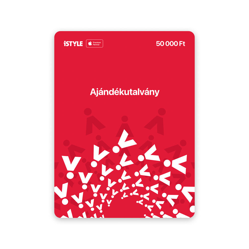 Ajándékutalvány 50 000 Ft értékben (digitális) - iSTYLE HU