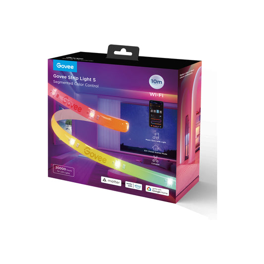 Govee — RGBIC Wi-Fi + Bluetooth LED szalag védőbevonattal - (10 méter) - iSTYLE HU