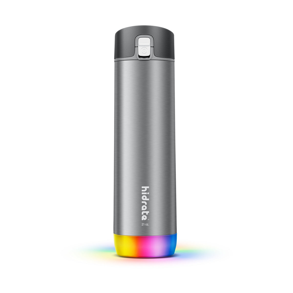HidrateSpark STEEL – 620 ml-es kulacs szálcsiszolt rozsdamentes acélból - Ezüst - iSTYLE HU
