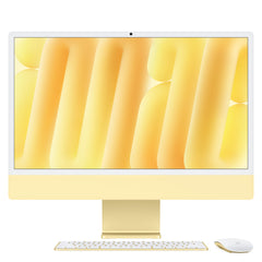 24 hüvelykes iMac Retina 4,5K kijelzővel: Apple M4 chip 10 magos CPU-val és 10 magos GPU-val, 2TB SSD, 16GB RAM, Nano-texturált üveg, Magic Trackpad, Magic Keyboard Touch ID-val és számbillentyűzettel – magyar - sárga CTO