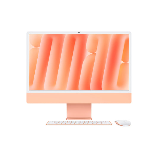 iMac 24” – M4 chip 8 magos CPU-val, 8 magos GPU-val, 16 GB egyesített memória, 256 GB - narancs - iSTYLE HU