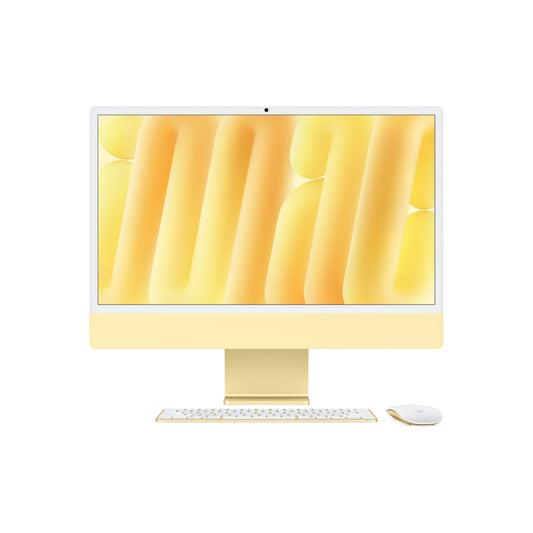 iMac 24” – M4 chip 8 magos CPU-val, 8 magos GPU-val, 16 GB egyesített memória, 256 GB - sárga - iSTYLE HU