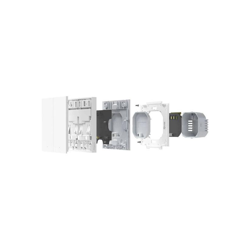 AQARA H1 1 gombos Zigbee 3.0 okos villanykapcsoló (fázis+nulla), szürke - iSTYLE HU