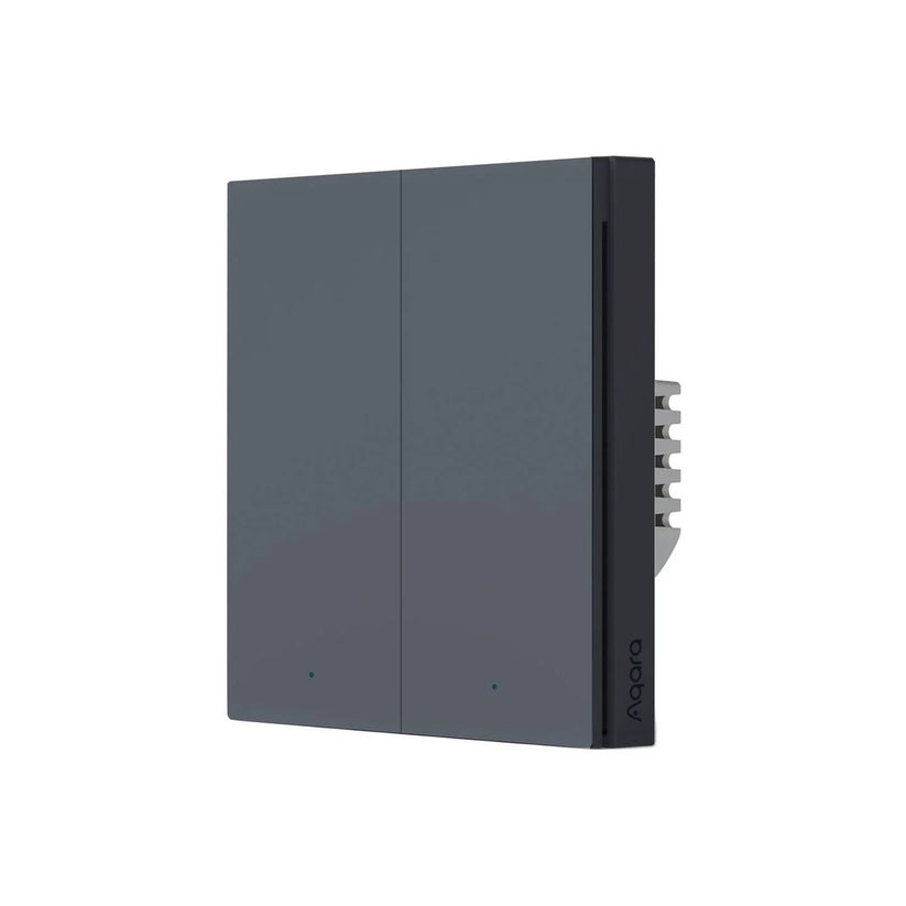AQARA H1 2 gombos Zigbee 3.0 okos villanykapcsoló (csak fázis), szürke - iSTYLE HU