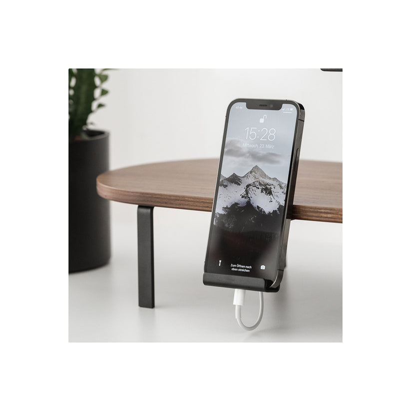 Woodcessories – Telefontartó monitor állványhoz - fekete - iSTYLE HU