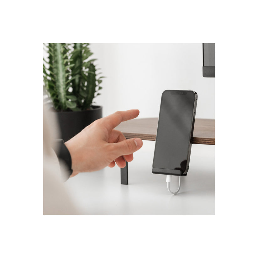 Woodcessories – Telefontartó monitor állványhoz - fekete - iSTYLE HU