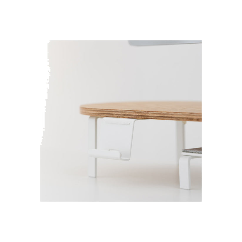 Woodcessories – Telefontartó monitor állványhoz - fehér - iSTYLE HU