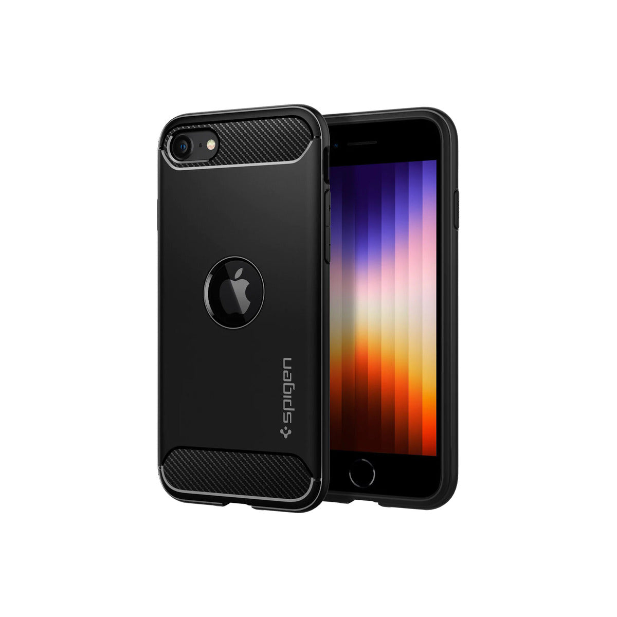 Spigen – Rugged Armor iPhone SE tok - fekete - Open Box - iSTYLE HU