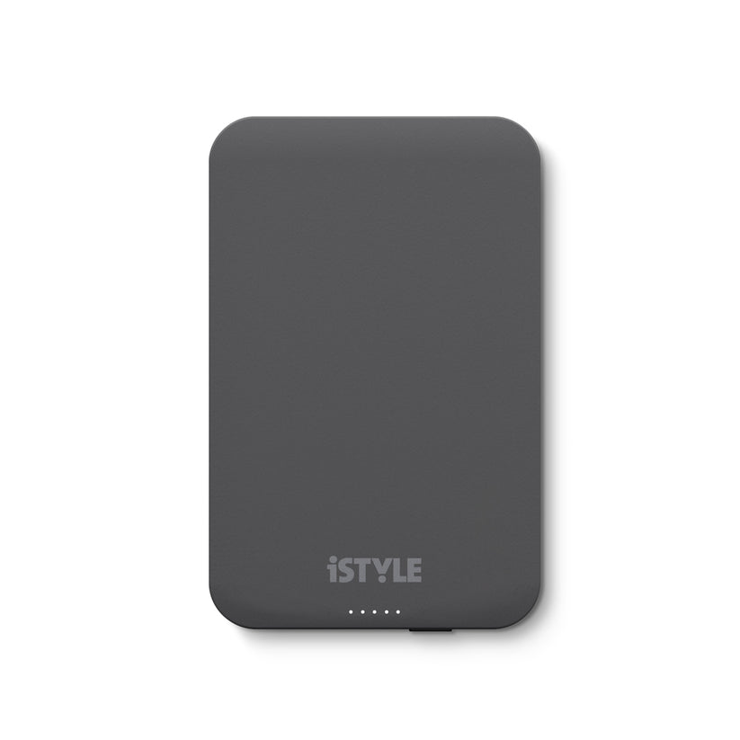 iSTYLE – 5000mAh mágneses (MagSafe kompatibilis) vezeték nélküli powerbank - Asztroszürke - iSTYLE HU