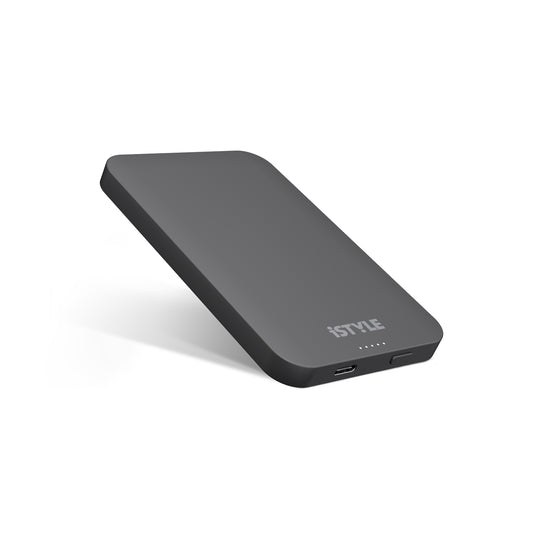 iSTYLE – 5000mAh mágneses (MagSafe kompatibilis) vezeték nélküli powerbank - Asztroszürke - iSTYLE HU
