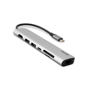 iSTYLE - USB-C MULTIMEDIA HUB (2020) - ezüst - iSTYLE HU