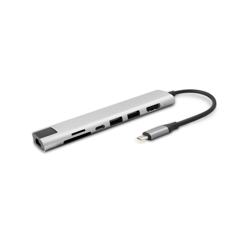 iSTYLE - USB-C MULTIMEDIA HUB (2020) - ezüst - iSTYLE HU