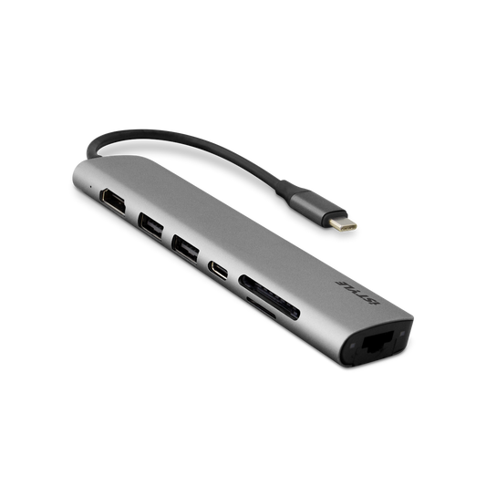 iSTYLE - USB-C MULTIMEDIA HUB (2020) - asztroszürke - iSTYLE HU