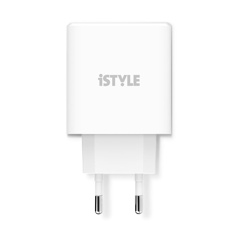 iSTYLE – 38 W Pro töltő (20W USB-C; 18W USB-A) - Fehér - iSTYLE HU
