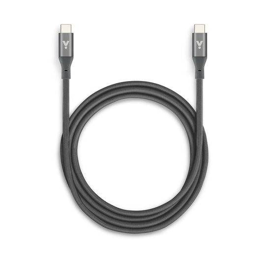 iSTYLE – Fonott USB-C kábel 1,8 m - asztroszürke - iSTYLE HU
