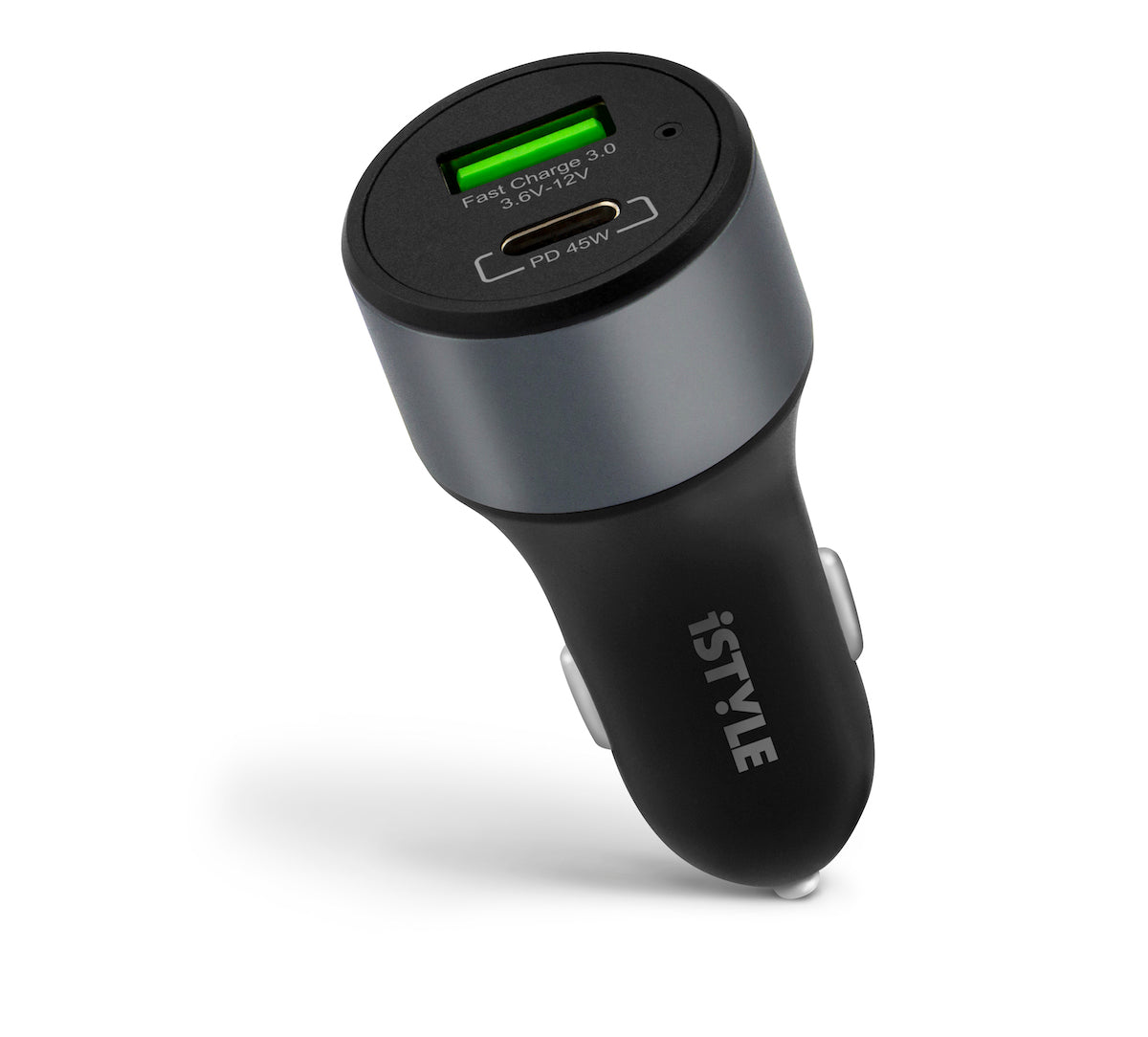 iSTYLE - 45W PD autós töltő - asztroszürke - iSTYLE HU