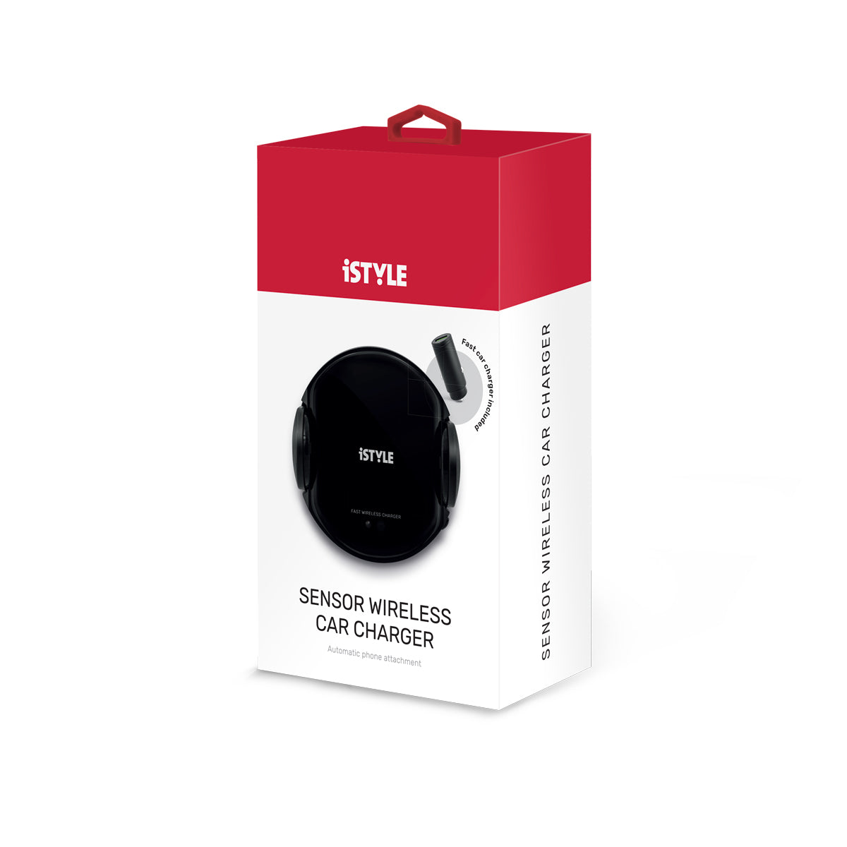 iSTYLE – Sensor Vezetéknélküli töltős autós tartó (15W/10W/7.5W) + 18 Wattos autós töltő - iSTYLE HU