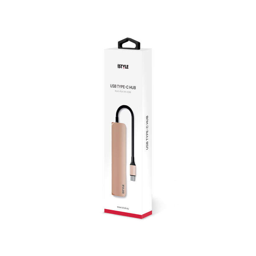 iSTYLE - USB Type-C HUB 4K HDMI - arany - iSTYLE HU
