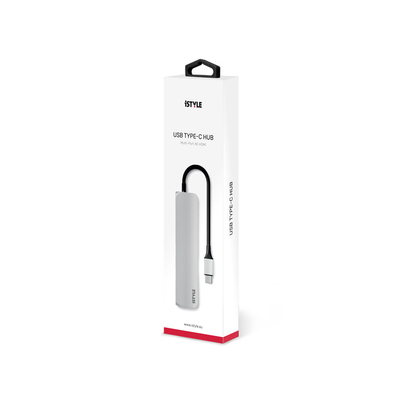 iSTYLE - USB Type-C HUB 4K HDMI - ezüst - iSTYLE HU