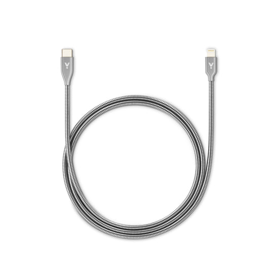 iSTYLE - USB-C to Lightning Metal kábel 1,2m - ezüst - iSTYLE HU