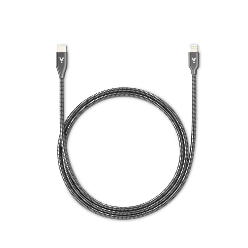 iSTYLE - USB-C to Lightning Metal kábel 1,2m - asztroszürke - iSTYLE HU